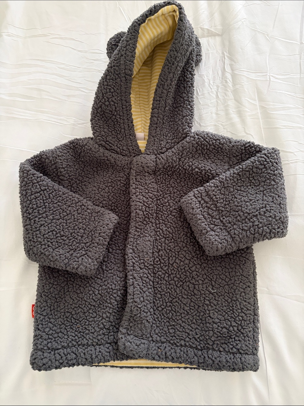 Magnificent baby (magnetic) gray Hooded jacket
